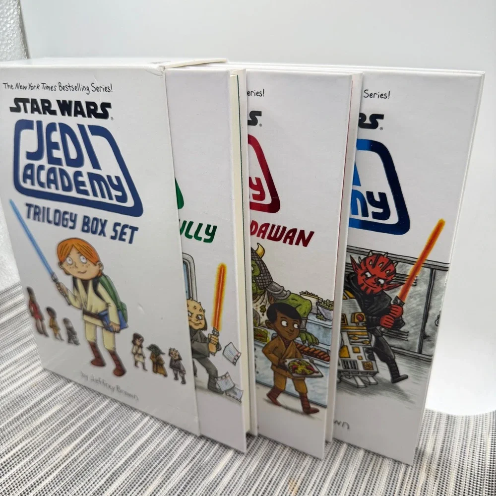 Star Wars Jedi Academy Trilogy Box Set Jeffrey Brown Hardcover‎ Books Scholastic